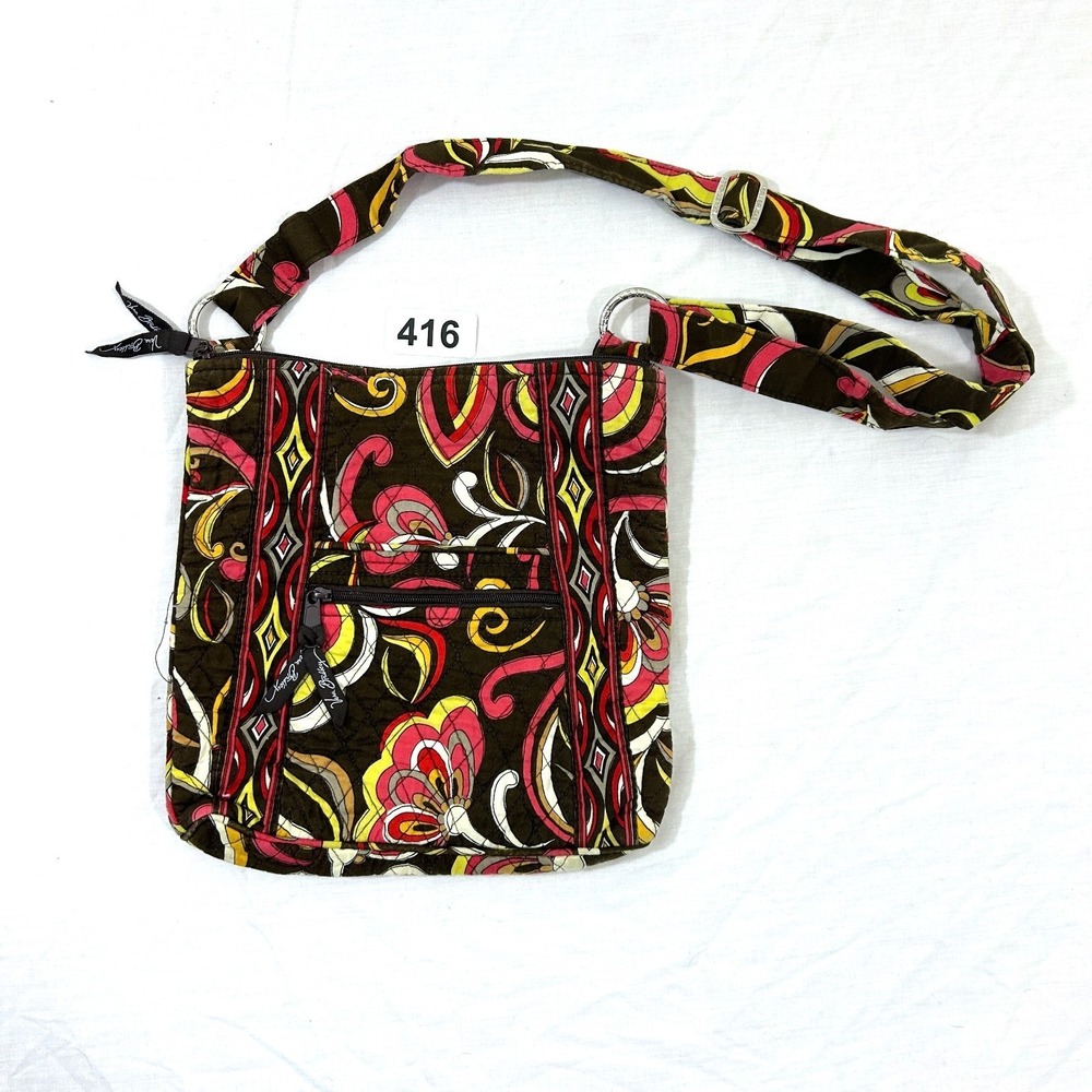 Vera Bradley Puccini Retired Hipster Crossbody Zip Closure Adjustable Strap